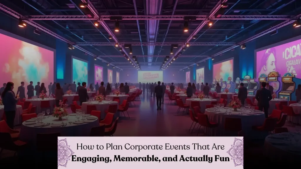 How to Plan Corporate Events