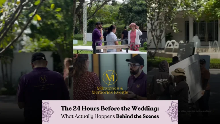 The 24 Hours Before the Wedding What Actually Happens Behind the Scenes