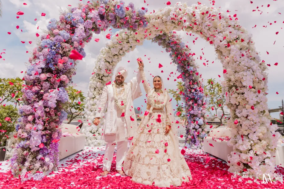 Wedding of M&K organised by Milestones & Memories Events in Thailand